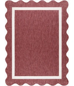 Livabliss Miami Beach Burgandy MBH-2328 9 ft. 2 in. X 12 ft. Rect. Rug