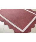 Livabliss Miami Beach Burgandy MBH-2328 5 ft. 3 in. X 7 ft. Rect. Rug