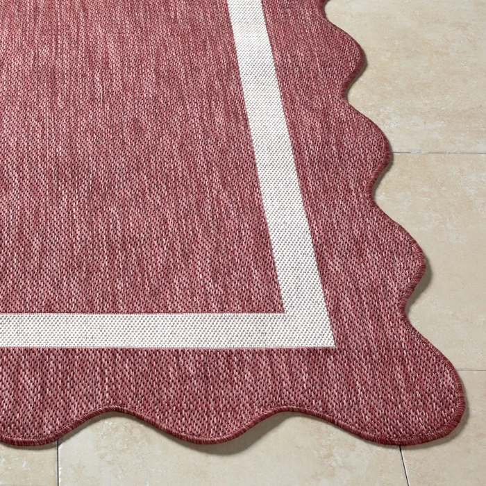Livabliss Miami Beach Burgandy MBH-2328 5 ft. 3 in. X 7 ft. Rect. Rug