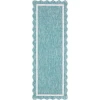 Livabliss Miami Beach Aqua MBH-2330 2 ft. 7 in. X 7 ft. 3 in. Rect. Rug