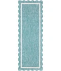 Livabliss Miami Beach Aqua MBH-2330 2 ft. 7 in. X 7 ft. 3 in. Rect. Rug