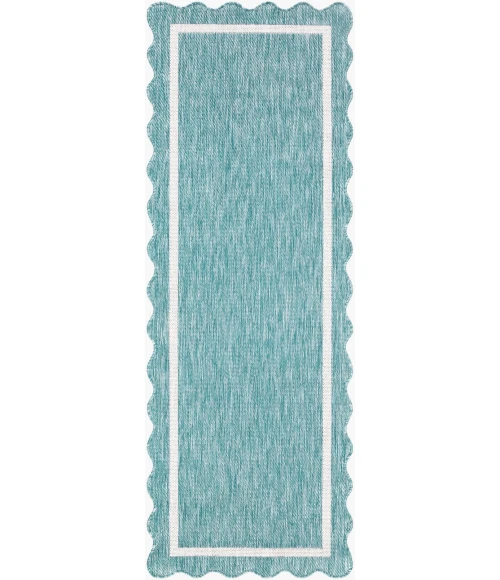 Livabliss Miami Beach Aqua MBH-2330 2 ft. 7 in. X 7 ft. 3 in. Rect. Rug