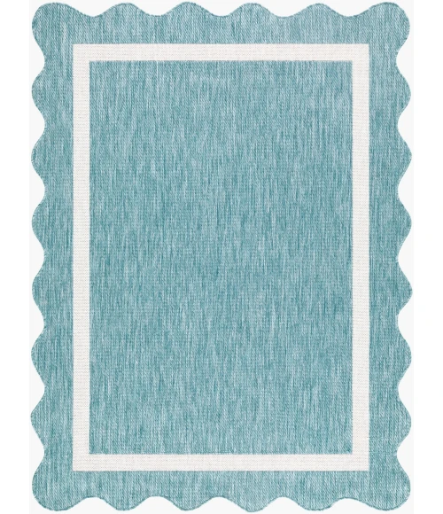 Livabliss Miami Beach Aqua MBH-2330 7 ft. 10 in. X 10 ft. Rect. Rug