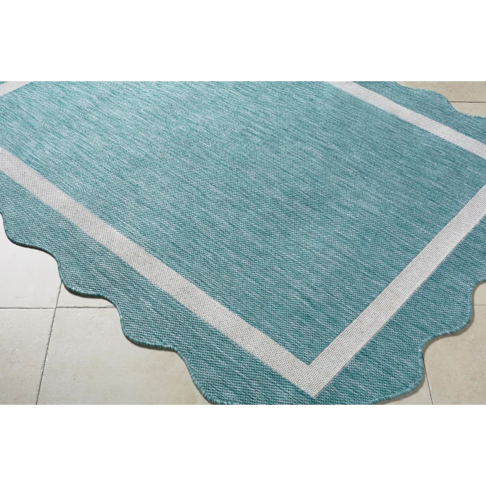 Livabliss Miami Beach Aqua MBH-2330 5 ft. 3 in. X 7 ft. Rect. Rug