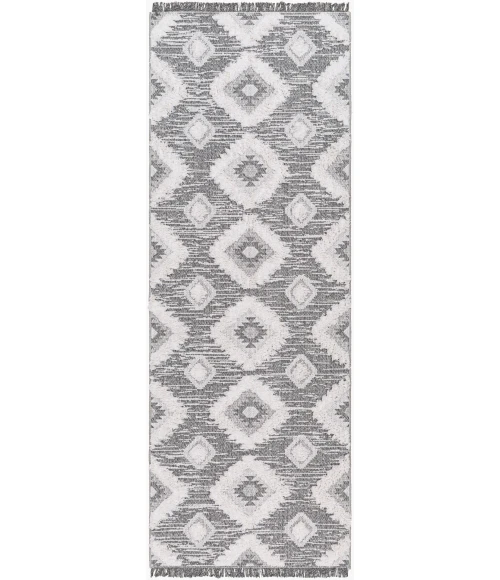LIVABLISS Morocotton Black MCT-2303 2ft.6in. x 7ft.3in. Rect. Rug