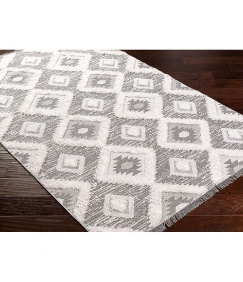 LIVABLISS Morocotton Black MCT-2303 2ft.6in. x 7ft.3in. Rect. Rug