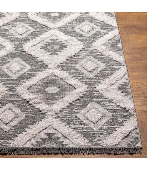 LIVABLISS Morocotton Black MCT-2303 2ft.6in. x 7ft.3in. Rect. Rug