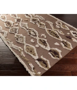 Surya Midelt MDT1006 Dark Brown Camel Area Rug 2 ft. 6 in. X 8 ft. Runner