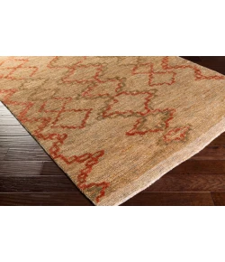 Surya Medina MED1108 Bright Orange Khaki Area Rug 2 ft. X 3 ft. Rectangle