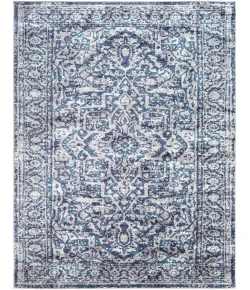 Livabliss Monte Carlo MNC2301 Navy White Area Rug 7 ft. 10 in. X 10 ft. 2 in. Rectangle