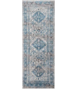 Livabliss Monte Carlo MNC2312 Light Gray Charcoal Area Rug 5 ft. 3 in. Round