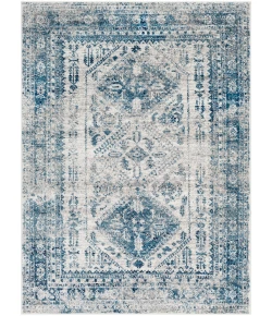 Livabliss Monte Carlo MNC2313 Blue Light Gray Area Rug 10 ft. X 14 ft. Rectangle
