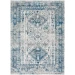 Livabliss Monte Carlo MNC2313 Sky Blue Light Gray Area Rug 8 ft. 10 in. X 12 ft. Rectangle