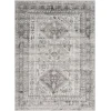 Livabliss Monte Carlo MNC2314 Light Gray White Area Rug 6 ft. 7 in. Square
