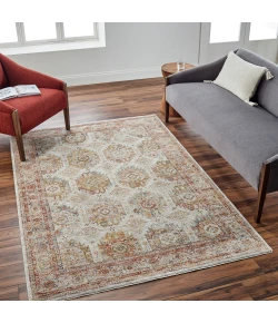 Livabliss Mona Lisa MNI2303 Light Sage Tan Area Rug 5 ft. 3 in. Round Round