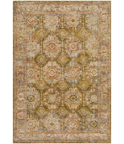 Livabliss Mona Lisa MNI2304 Light Sage Mustard Area Rug 5 ft. 3 in. Round Round