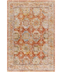 Livabliss Mona Lisa MNI2305 Light Sage Brick Red Area Rug 6 ft. 7 in. Round Round
