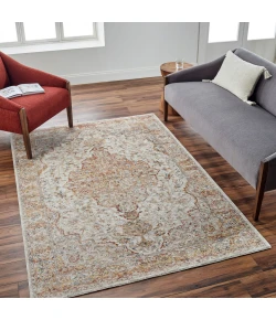 Livabliss Mona Lisa MNI2308 Light Sage Tan Area Rug 6 ft. 7 in. Round Round