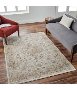 Livabliss Mona Lisa MNI2317 Light Sage Tan Area Rug 5 ft. 3 in. Round Round