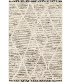 Surya Manisa MNS2309 Black Cream Area Rug 5 ft. X 7 ft. 6 in. Rectangle