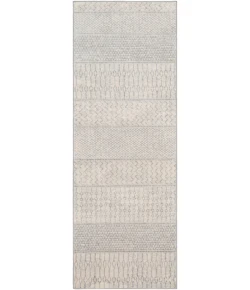 Livabliss Monaco MOC2306 Silver Gray Medium Gray Area Rug 5 ft. 3 in. Round