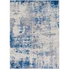 Livabliss Monaco MOC2334 Blue Light Blue Area Rug 2 ft. X 3 ft. Rectangle