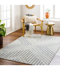 Surya Medora MOD1028 Medium Gray Cream Area Rug 9 ft. X 13 ft. Rectangle