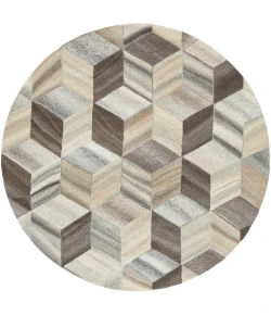 Surya Mountain MOI1016 Butter Khaki Area Rug 8 ft. Round