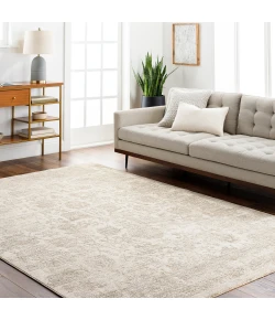 Livabliss Masterpiece MPC2301 Light Grey Taupe Area Rug 5 ft. 3 in. Round Round