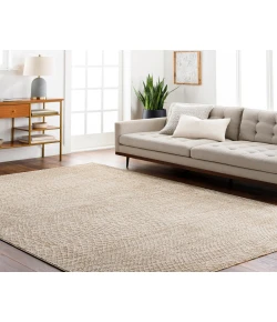 Livabliss Masterpiece MPC2303 Taupe Light Grey Area Rug 5 ft. 3 in. Round Round