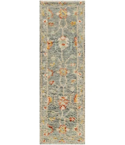Surya Marrakech MRK2305 Charcoal Saffron Area Rug 2 ft. 6 in. X 8 ft. Runner