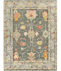 Surya Marrakech MRK2305 Charcoal Saffron Area Rug 6 ft. X 9 ft. Rectangle