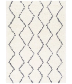Livabliss Maroc Shag MRS2307 Medium Gray White Area Rug 2 ft. X 3 ft. Rectangle
