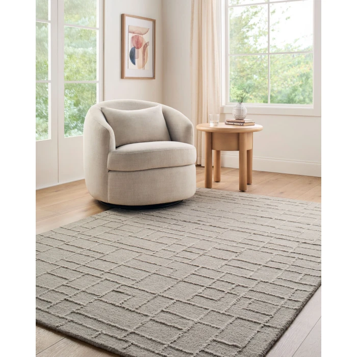 LIVABLISS Matterhorn Medium Gray MTH-2300 9ft. x 12ft. Rect. Rug