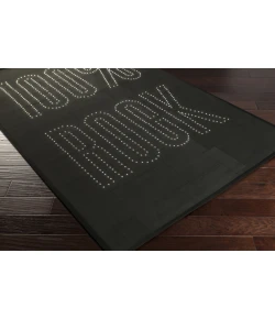 Surya Metal MTL1001 Black Metallic - Silver Area Rug 8 ft. X 10 ft. Rectangle