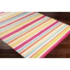 Surya Maritime MTM1010 Bright Pink White Area Rug 2 ft. X 3 ft. Rectangle