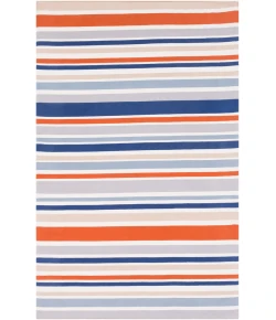 Surya Maritime MTM1013 Burnt Orange Cream Area Rug 2 ft. X 3 ft. Rectangle