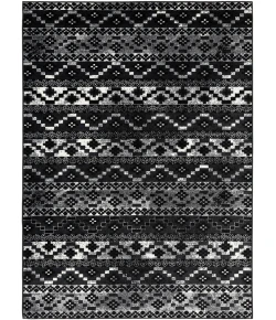 Livabliss Mumbai MUM2320 Black Medium Gray Area Rug 9 ft. X 12 ft. 4 in. Rectangle