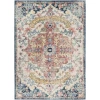 Livabliss Murat MUT2321 Sky Blue Garnet Area Rug 5 ft. 3 in. X 7 ft. 3 in. Rectangle