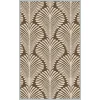 Surya Nantes NAN8006 Khaki Dark Brown Area Rug 2 ft. X 3 ft. Rectangle