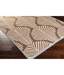 Surya Nantes NAN8006 Khaki Dark Brown Area Rug 2 ft. X 3 ft. Rectangle