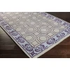 Surya Nantes NAN8008 Dark Purple Light Gray Area Rug 2 ft. X 3 ft. Rectangle