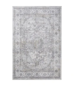 Livabliss Norland NLD2318 Medium Gray Cream Area Rug 10 ft. X 14 ft. Rectangle