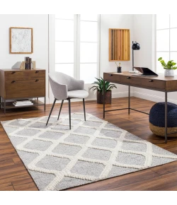 Livabliss Nina NNA2301 Ivory Medium Gray Area Rug 2 ft. 6 in. X 8 ft. Runner