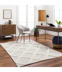 Livabliss Nina NNA2302 Cream Silver Gray Area Rug 2 ft. 6 in. X 8 ft. Runner