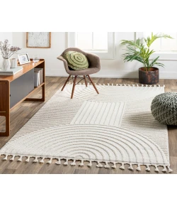Livabliss Nora NOA2309 Taupe Light Grey Area Rug 5 ft. 3 in. X 7 ft. Rectangle