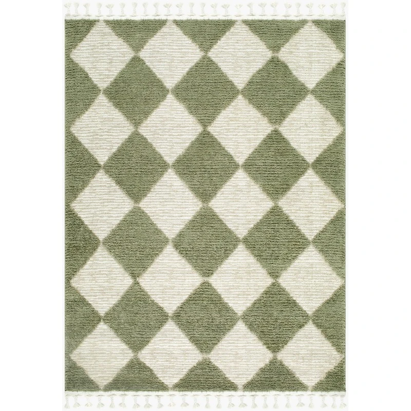 Livabliss Nora Olive NOA-2314 5 ft. 3 in. X 7 ft. Rect. Rug