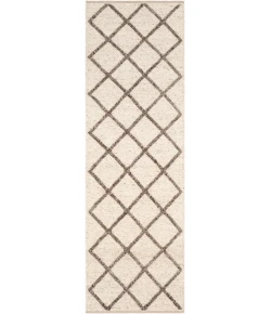 Surya Napels NPL2300 Cream Dark Brown Area Rug 2 ft. 6 in. X 8 ft. Runner