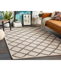 Surya Napels NPL2300 Cream Dark Brown Area Rug 3 ft. X 5 ft. Rectangle