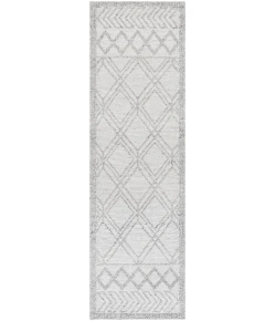 Surya Napoli NPO2310 White Light Slate Area Rug 2 ft. 6 in. X 8 ft. Runner